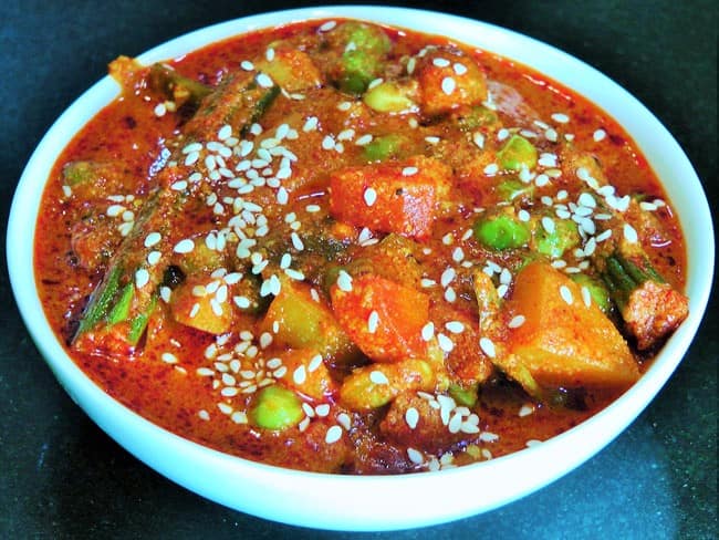 Bhogichi Bhaji - Marathi Recipe