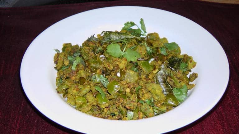 Capsicum Sabzi with Besan