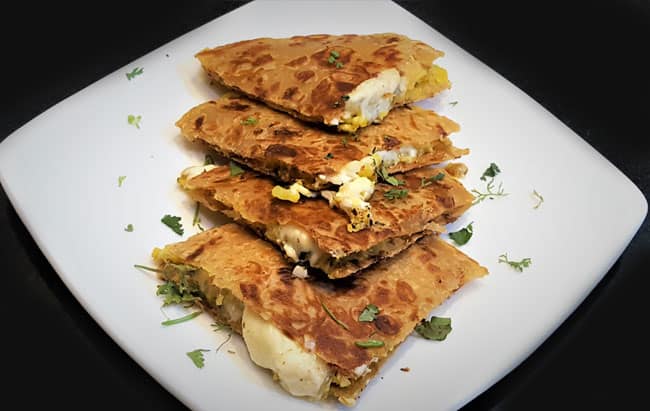 Chapati Sandwich - Hindi Recipe