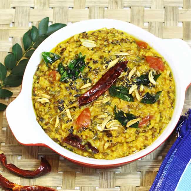 Dal Khichadi tadka - Marathi Recipe