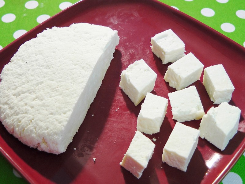 Homemade Paneer