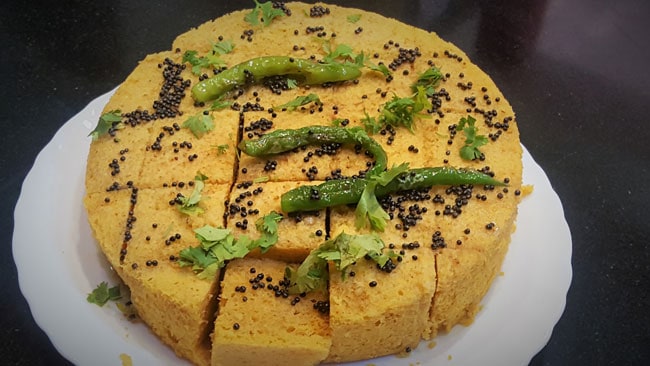 Instant Dhokla - Hindi Recipe