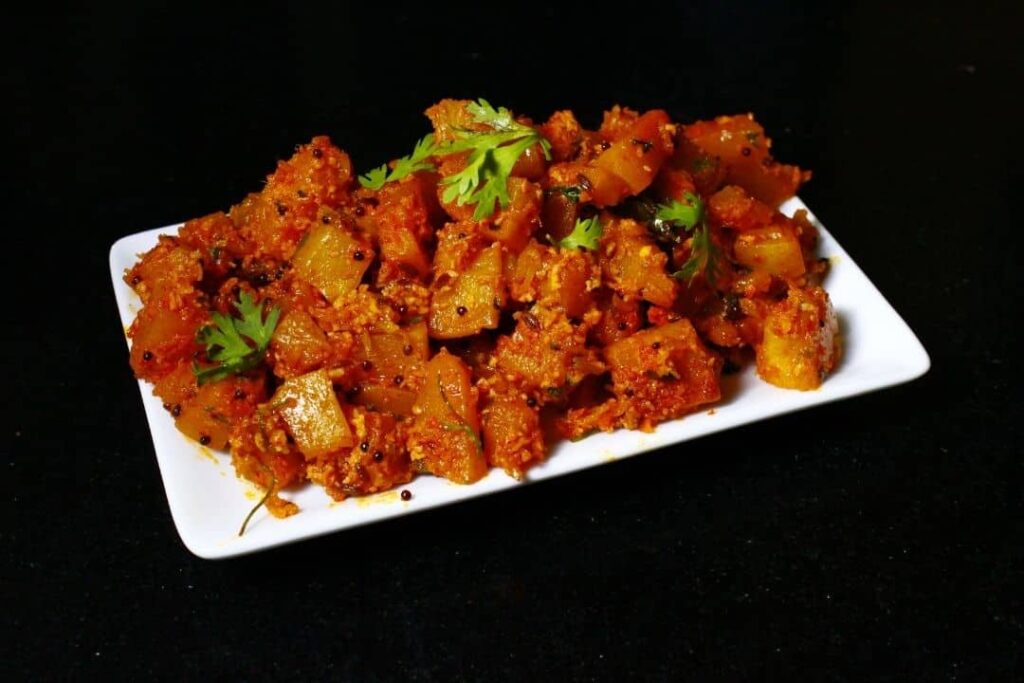 Lal Bhopalyachi Bhaji - Marathi Recipe
