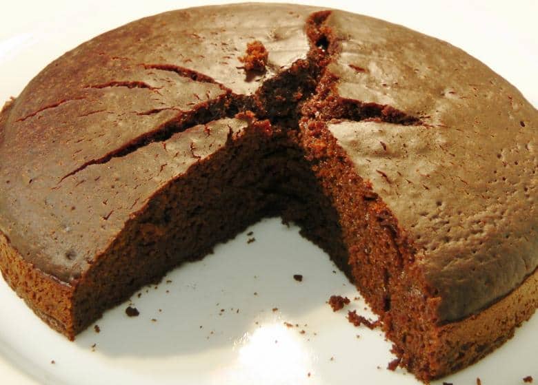 Pressure Cooker Eggless Chocolate Cake