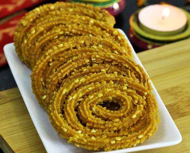 Rice Flour Chakali - Marathi Recipe