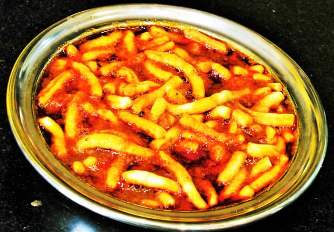 Shev Bhaji - Marathi Recipe