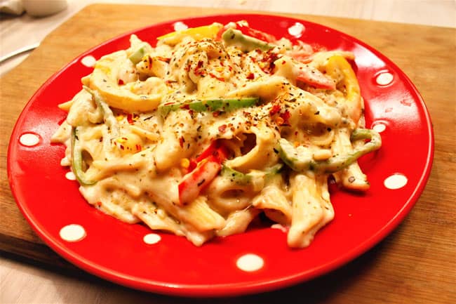 White Sauce Penne Pasta