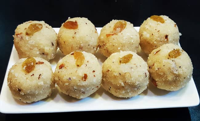 Zatpat Rava Ladoo - Marathi Recipe