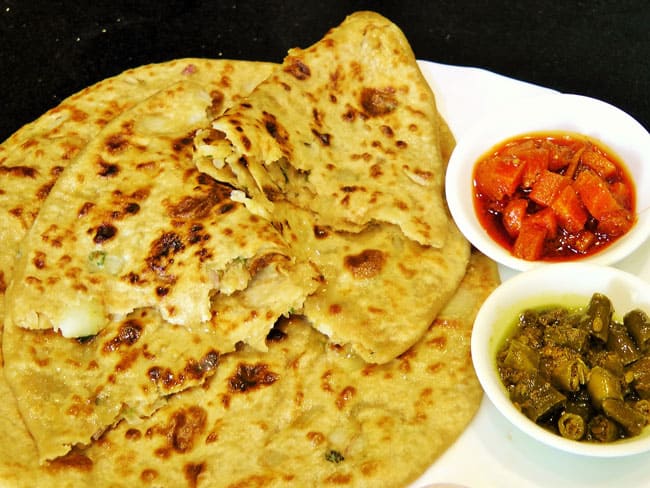 Aloo Paratha - Marathi Recipe
