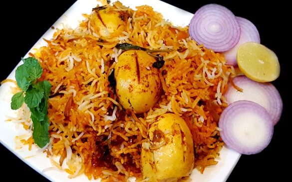 Anda Biryani - Marathi Recipe