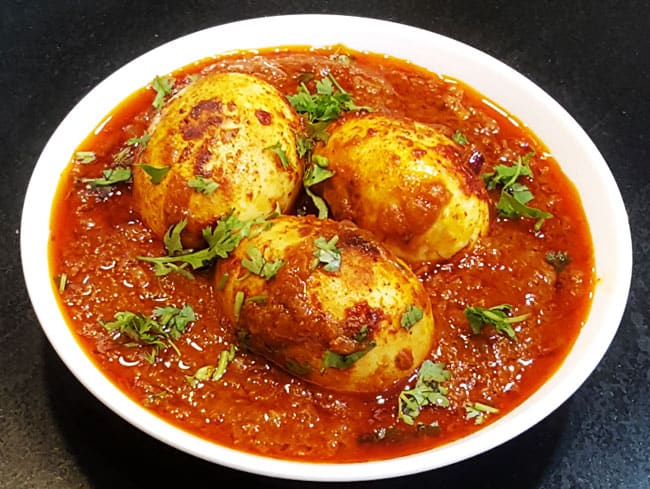 Anda Masala - Marathi Recipe