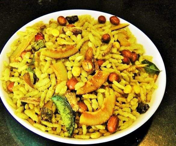 Bhajake Pohe Chivda - Marathi Recipe