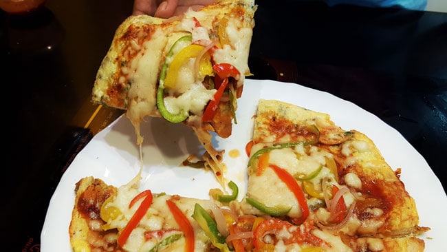 Bread Omelette Pizza