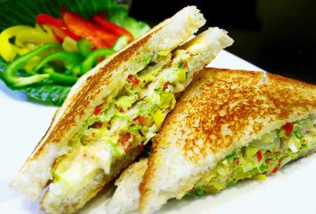 Cabbage Vegetable Sandwich