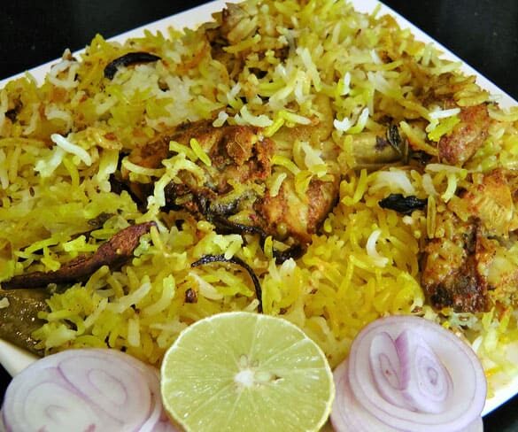 Chicken Dum Biryani - Marathi Recipe