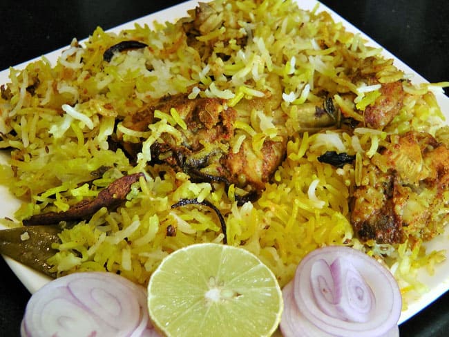 Chicken Dum Biryani - Marathi Recipe