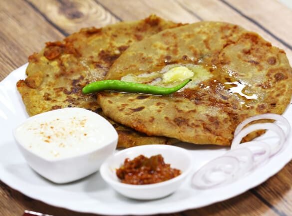 Dhaba Style Aloo Paratha