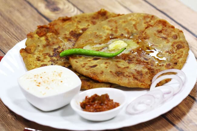 Dhaba Style Aloo Paratha