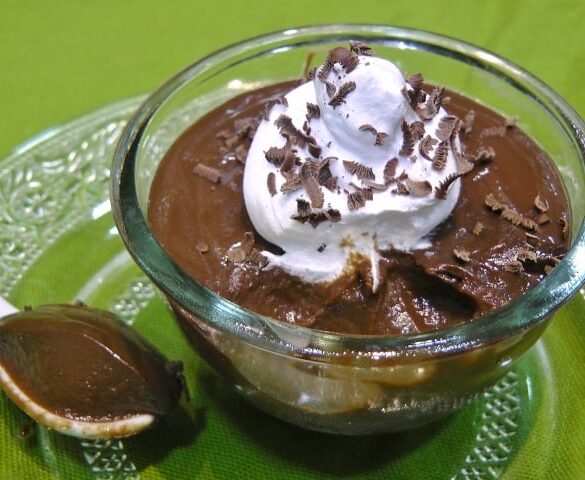 Eggless Chocolate Pudding
