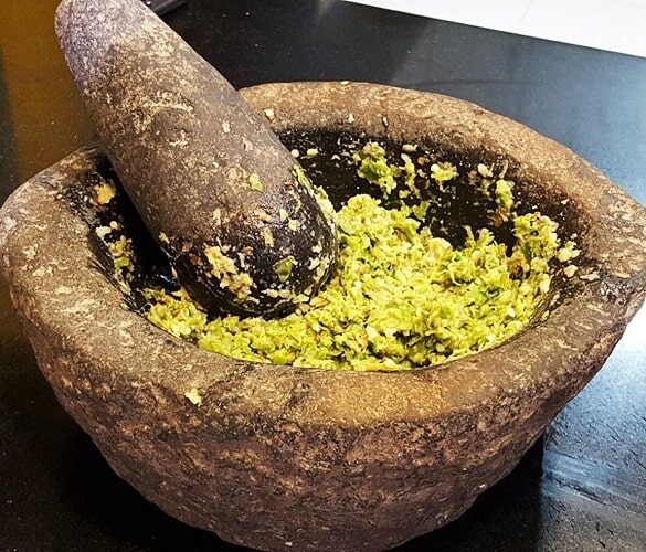Hirvya Mirchicha Thecha - Marathi Recipe