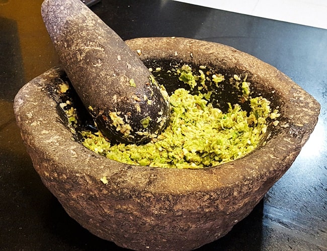 Hirvya Mirchicha Thecha - Marathi Recipe