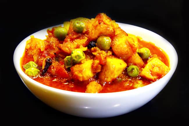 Home Style Matar Paneer