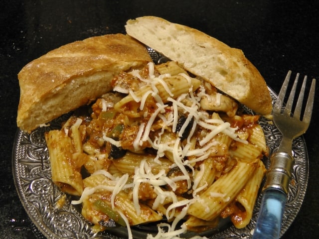 Homemade Penne Pasta