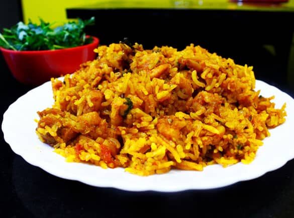 Kolambi Bhat - Marathi Recipe