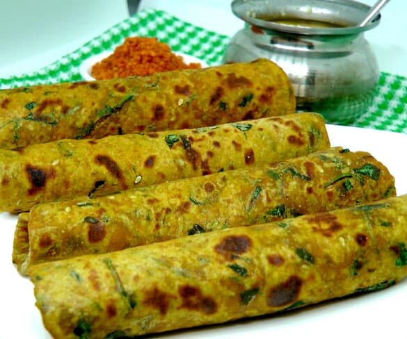 Methi Paratha - Marathi Recipe