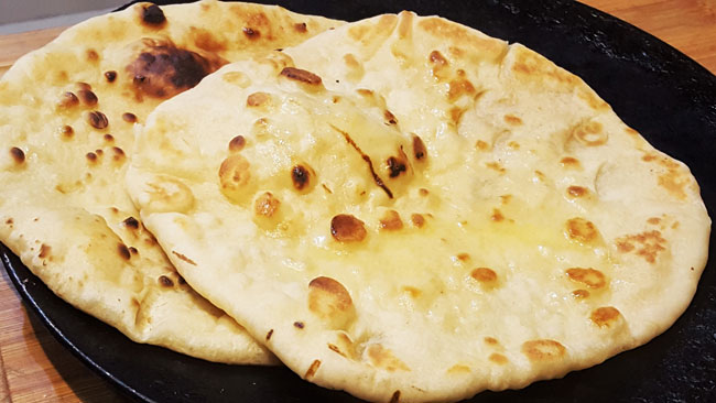 Naan on Tawa - Hindi Recipe
