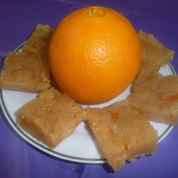 Orange Burfi
