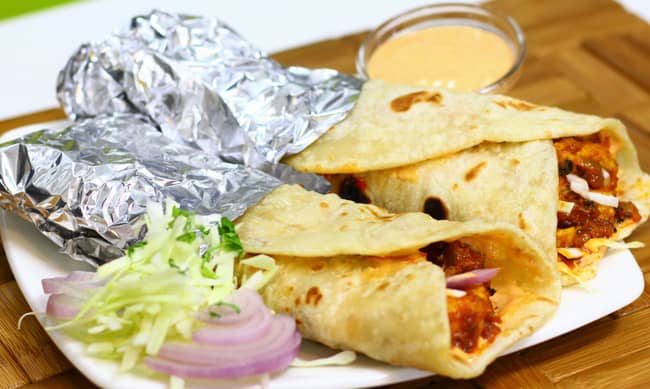 Paneer Frankie - Marathi Recipe