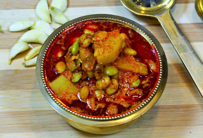 Pavata Batata Rassa - Marathi Recipe