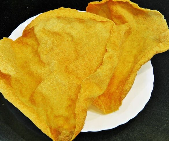 Pohyache Papad - Marathi Recipe