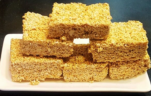 Rajgira Vadi - Marathi Recipe