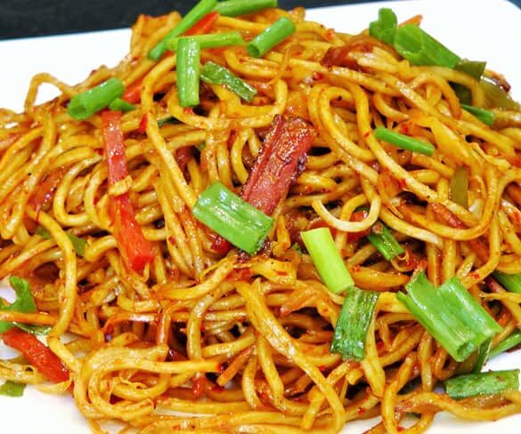 Schezwan Noodles - Marathi Recipe