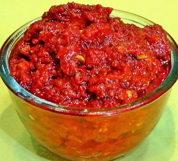 Schezwan Sauce - Marathi Recipe