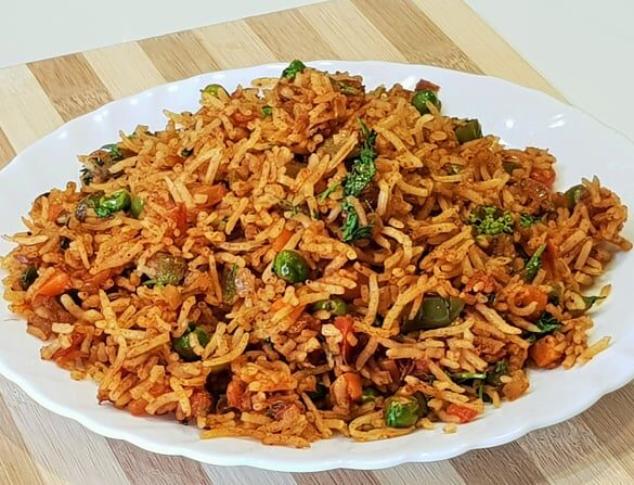 Tawa Pulao - Marathi Recipe