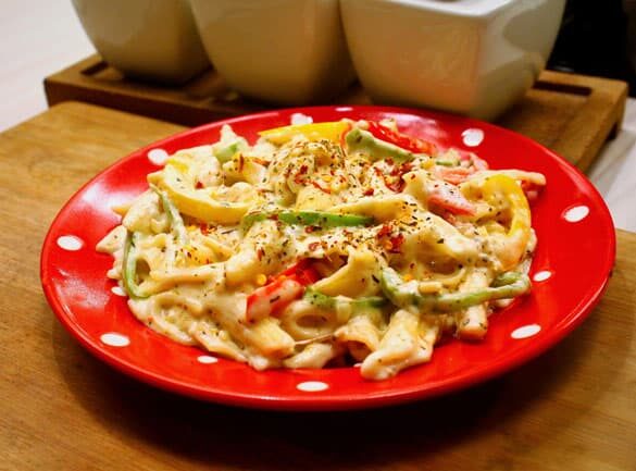 White Sauce Penne Pasta